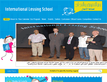 Tablet Screenshot of internationallessingschool.com